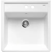 BLANCO Evier en céramique PANOR 60 630 x 600 mm blanc cristal brillant 514501