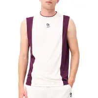Robey Débardeur de Tennis Robey Homme Grand Slam Tank Top Off White/Berry-L