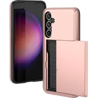IMoshion Coque arrière avec porte-cartes pour Samsung Galaxy S23 FE - Rose Doré