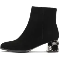 Kazar Bottines gris argenté / noir