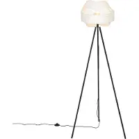 QAZQA Lampadaire moderne blanc - Cloth