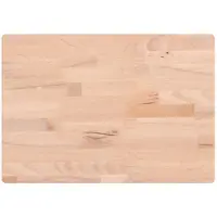 vidaXL Planche à découper 50x35x4 cm bois massif de hêtre