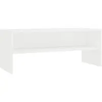 vidaXL Armoire TV Blanc 100x40x40 cm Bois composite