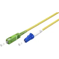 Goobay Câble à fibres optiques (FTTH), Monomode (OS2) Jaune, (Simplex), 20
