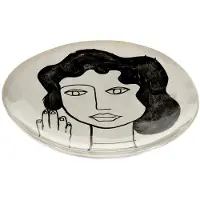 Serax La Mère Assiette à Petit-Déjeuner L | Off-White | Black