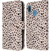 IMoshion Étui de télephone portefeuille Design Samsung Galaxy A40 - Black And White Dots
