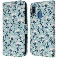 IMoshion Étui de télephone portefeuille Design Samsung Galaxy A40 - Blue Flowers