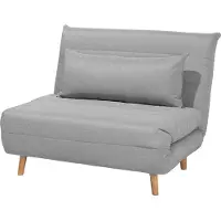 Beliani Canapé-Lit Setten Gris Clair