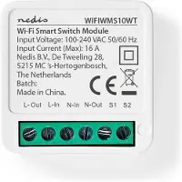 Nedis SmartLife Switch Wi-Fi 3680 W Crown Switch App disponible pour : - Ned