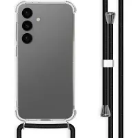 IMoshion Coque arrière Transparente avec cordon Samsung Galaxy S24 - Noir