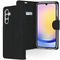 Accezz Étui de télephone Wallet pour Samsung Galaxy A25 (5G) - Noir