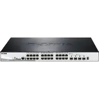 D-Link DGS-1510-28XMP netwerk-switch Managed L2/L3 Gigabit Ethernet (10/100/1000) Power over Ethernet (PoE) Zwart, Grijs