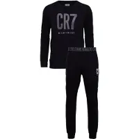 Cr7 - Cristiano Ronaldo Pyjama long 'Homewear' bleu / noir