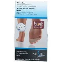 Bort PediSoft TexLine Pad pour Orteils Droit | 1 pièce