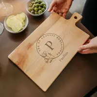 Yoursurprise Le plateau de service personnalisé en hêtre - Rectangulaire - Taille M - Avec gravure