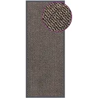 vidaXL Paillasson touffeté 60x150 cm Marron foncé