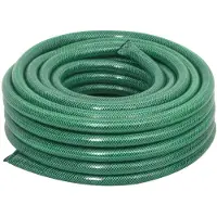The Living Store Tuyau d'arrosage avec kit de raccords vert 0,9" 20 m PVC