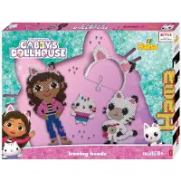 Hama Perles Midi - 4000 pces + 2 Assiettes - Gabby's Dollhouse - - UneTaille - Perles