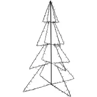vidaXL Arbre de Noël cône 240 LED d'intérieur/d'extérieur 115x150 cm