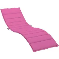 vidaXL Coussin de chaise longue rose tissu oxford