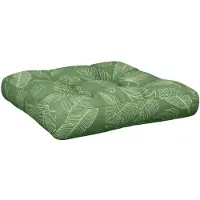 vidaXL Coussin de palette à motif de feuilles 58x58x10 cm tissu oxford