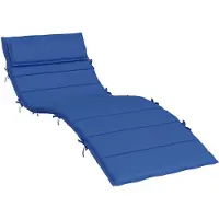 vidaXL Coussin de chaise longue bleu royal 180x60x4 cm tissu oxford
