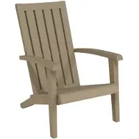 vidaXL Chaise de jardin Adirondack Marron clair Polypropylène