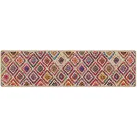 vidaXL Tapis lavable multicolore 80x300 cm antidérapant