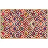 vidaXL Tapis lavable multicolore 190x300 cm antidérapant