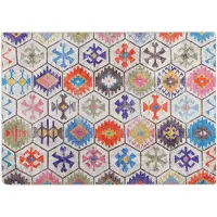 vidaXL Tapis lavable multicolore 80x150 cm antidérapant