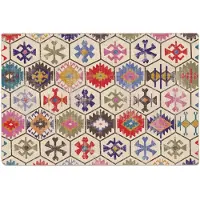 vidaXL Tapis lavable multicolore 120x180 cm antidérapant