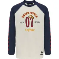 Hummel T-Shirt bleu marine / jaune / rouge carmin / blanc