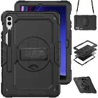 Accezz Coque arrière Defender XT Samsung Galaxy Tab S10 Plus / Tab S9 FE Plus / Tab S9 Plus - Noir