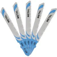 DeWalt Lames de scie sauteuse - - HSS - Paquet de 5 T118B - pour métaux ferreux et non ferreux