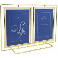 Henzo Cadre photo - Platinum Double Swing - 13x18 cm - Or
