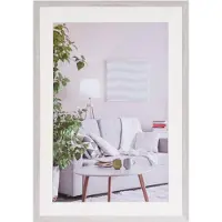 Henzo Cadre Modern - 70x100cm - Blanc