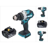 Makita DHP 489 T1 Perceuse-visseuse à percussion sans fil 18 V 73 Nm Brushless + 1x batterie 5,0 Ah - sans chargeur