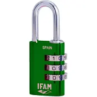Ifam serrure à combinaison Ifam Combi30 métal aluminium vert