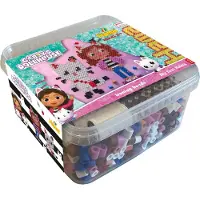 Hama Perles Maxi - 900 pces + 1 plaque - Gabby's Dollhouse - - UneTaille - Perles