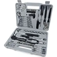 Monzana Mallette à outils 141 pcs en Acier - Bricolage Tournevis Pince Marteau Garage