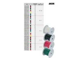 Ancor Tinned Cooper Wire 12 Awg/3 Mm2 Cable Noir 30 m