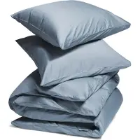 Yumeko - Parure de lit - Satin De Coton - 240x220 - Bleu