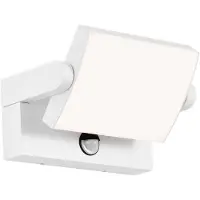 V-TAC Projecteur 17W LED Lampe de façade détecteur de mouvement Blanc IP65 VT-11020S 3000K 2520lm (2520 lm, IP65)