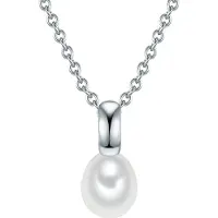 Valero Pearls Chaîne argent / blanc perle