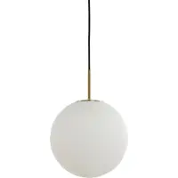 Light & Living Suspension lumineuse en verre opale Medina Ø 30cm