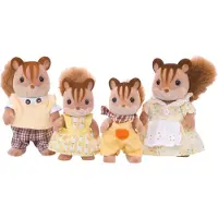 Sylvanian Families 5 Figurines Famille Écureuil Roux
