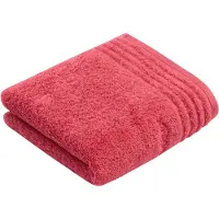 Vossen Serviette de Toilette Vossen Vienna Style Supersoft Maroon (60 x 110 cm) (Lot de 3)