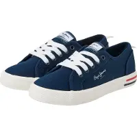 Pepe Jeans Brady Basic Trainers Bleu EU 38 Garçon