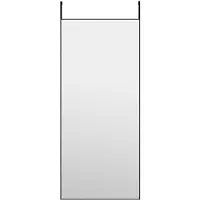 vidaXL Miroir de porte noir 40x100 cm verre et aluminium