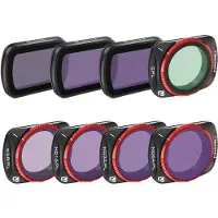 FreeWell DJI Osmo Pocket 3/4 Filtres All Day Lot de 8